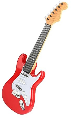 Hamwesh Giocattolo per Chitarra Elettrica per Bambini, Mini Strumento Musicale per Chitarra Elettrica da 120 W con Riproduzione Musicale Modalità Accordo Volume Regolabile per Bambini Ragazzi