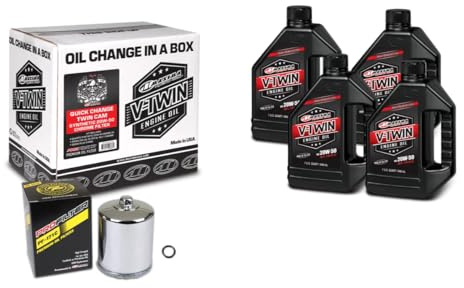 V-Twin Quick Change Kit Synthetic w/Chrome Filter, Twin Cam