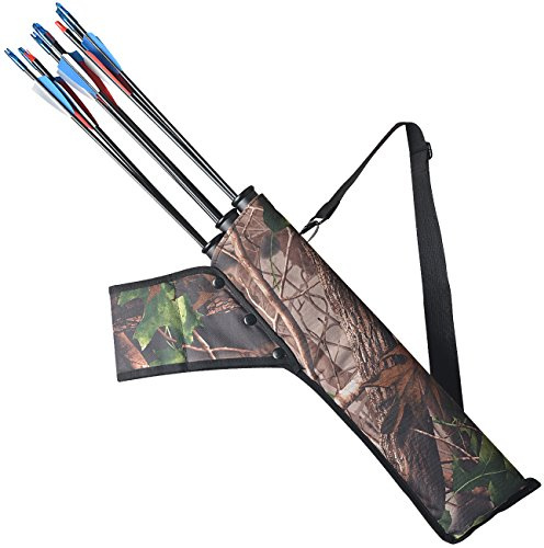 Demon Eight Archery Arrow Quivers,3-Tube Camouflage Hip Arrow Quivers Box Cases