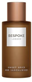 Bespoke Herren Sweet Spice and Sandalwood Eau De Parfum, EDP für Männer 100ml