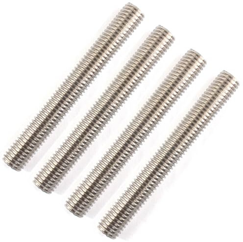 4 tiges de vis M12 x 150 en acier inoxydable entièrement filetées