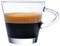 KONZEPT Espressotassen Set 80 ml, 12er Espressogläser, Espresso Tassen aus Glas mit Henkel