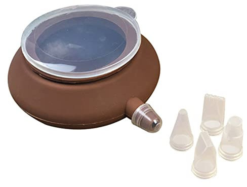 Stampo in silicone per macaron, dispenser per burro, pasticceria, crema, pasticceria, decorazione con 5 beccucci