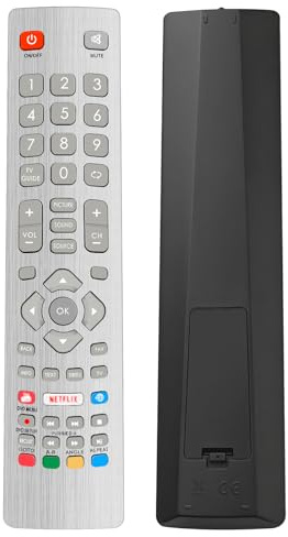Replacement Sharp TV Remote Control, Universal Remote Control for Sharp Aquos TV with 2 Shortcuts Button, No Setup Required
