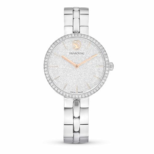 Swarovski Cosmopolitan Kollektion Klocka, Swiss Made, Metallarmband, Silverfärgad