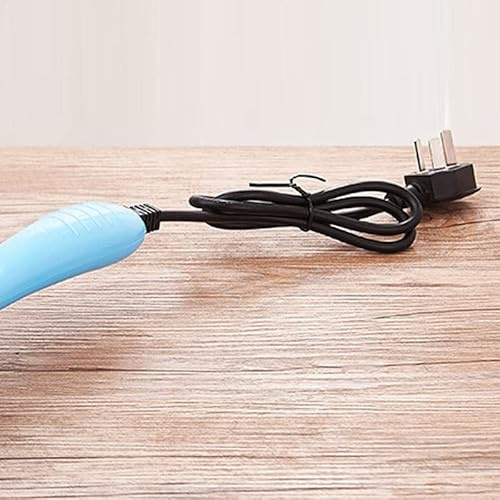 Fdit Electric Multifunctional 2 in 1 Egg Cooker Non Stick Egg Frying Pan Automatic Off Boiler Machine for Home Dormitory Stainless Steel for Master Chefs (Blue)