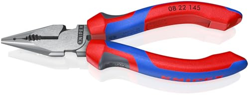 Knipex Tools 08 22 145 SBA, 6 Needle Nose Combination Pliers - Comfort Grip