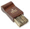 Lettro Shoe Polish Applicator Brush, Wooden Shoe Brush Ideal to Apply Shoe Cream and Wax on Leather Shoes and Boots, Shoe Care Small Horsehair Brush