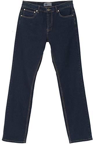 Rayon Hommes Le Regular Pantalon Jeans pour Homme Extensible avec Elasthanne Disponible en Grande Taille 5 Poches Coupe Droite Regular Coloris Bleu Attention Taille FRANÇAISE 48FR- 38W/34L US