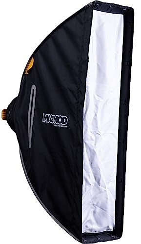 MagMod MagBox PRO 91,4 cm Lange Softbox mit integriertem Gelschlitz und Aufbewahrungstasche für Stoffdiffusor, kompatibel mit Blitzlicht und Stroboskoplicht