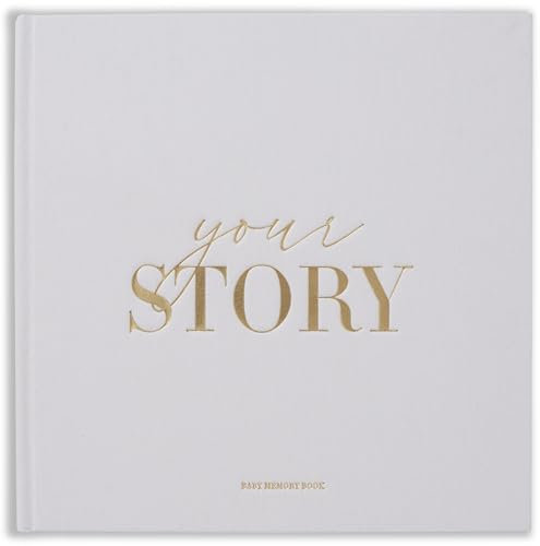 Baby Memory Book - Photo Journal for Boys or Girls | From Birth to Age 5 | New Baby Gift, Milestone Tracker, Scrapbook, Newborn Photo Album