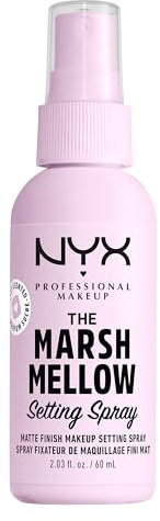 NYX Professional Makeup Spray Fixateur de Maquillage Matifiant Anti Brillance Marshmellow