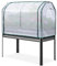 KING BIRD Hochbeet mit Beinen, verzinkt, 122×61×142cm,erhöhter Pflanzkasten mit Abdeckung, Metall-Pflanzbeet für Terrasse, Outdoor, Innenbereich, Kräuter, Blumen, Gemüse, Dunkelgrau