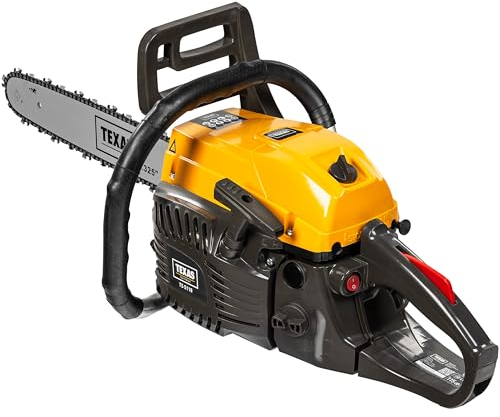 TEXAS Benzin Kettensäge TS5118 Benzinkettensäge Motorsäge | 51ccm | 2,8 PS | 2100W | 45cm Schwertlänge |