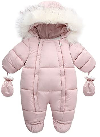 body neonata 0-3 mesi femmina,Tutina Neonato Vestiti Ragazze Ragazzi Invernale Da Neonato 0-2 Anni Impermeabile Antivento Tutine Imbottita Piumino Cotone Invernale Per Bambini