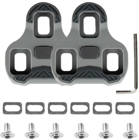 Cales de Pédale de Vélo Compatible avec Look Keo Pédale,3 Trous Grip Blade 2 Max Carbon Classic Cleats,Cales Look Keo Compatibles Vélo de Route 4,5°,Pour Vélo de Montagne et Vélo de Route en Plein Air