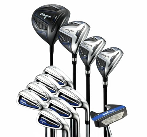 Hogan Golf FW-817 Men Right Golf Clubs Only Set, Regular Flex (Graphite/Steel)