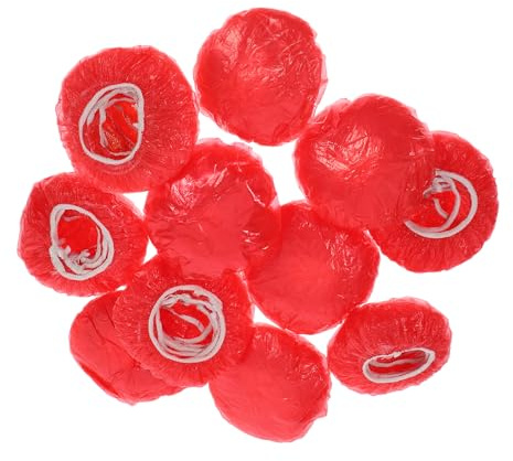 Healvian 50 Pezzi Copertura Protettiva per Rilevatore Fumo in Plastica Rossa 1,5 Mm Spessore 10 Cm, Cappuccio Antipolvere Riutilizzabile per Allarme Antincendio, Protezione per Casa,