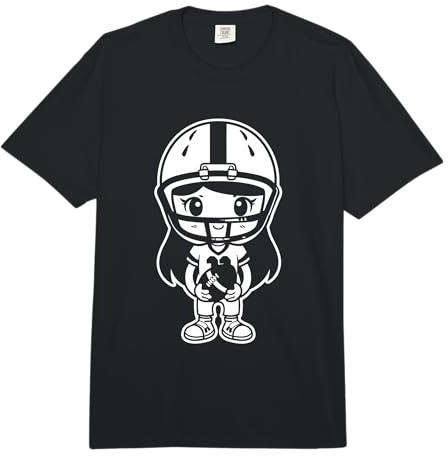 Linebacker di Football Americano per Ragazze Comfort Colors Adult Heavyweight T-Shirt