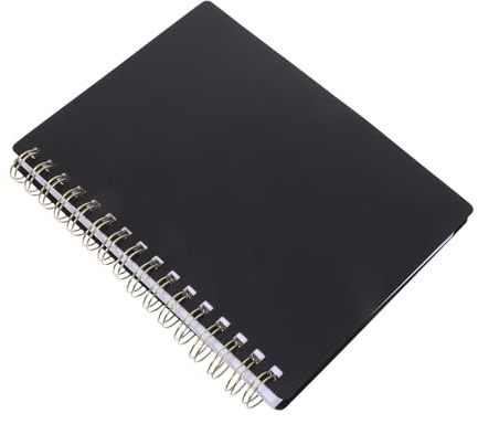 ORFOFE Cahier de Mots de Passe à Spirale avec Onglets Alphabétiques de Stockage Sécurisé pour Internet Bureau et Domicile Carnet de Mots de Passe Organisés et Léger