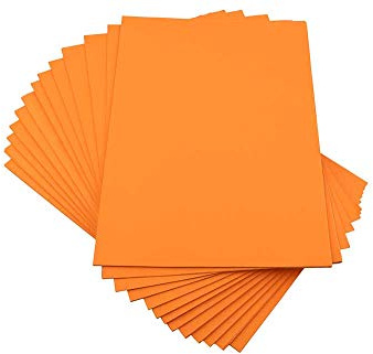 House of Card & Paper A4 220 GSM färgat kort – orange (paket med 100 ark) HCP148
