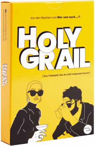 more is more - Holy Grail - das Trinkspiel, das du Nicht vergessen Kannst - Partyspiel - Saufspiel - Partyspiel - Spieleabend - Kartenspiel