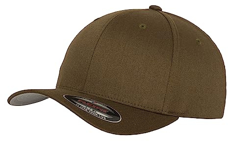 Flexfit Caps Wooly Combed Cap Delta Tartan Glen Unisex Cap Baseball XXS-XXL Basecap Mütze, XXL, 1x Olive & 1x HL-Kauf Notizblock