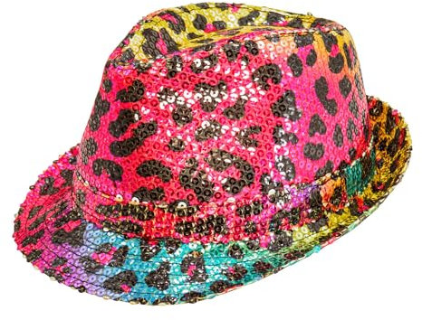 W WIDMANN MILANO Party Fashion - Hut mit Pailletten, Fedora, Accessoire für Faschingskostüme