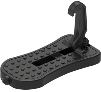 pedale piede Portapacchi pieghevole per auto, gancio universale, pedale ausiliario, scala per bagagli da tetto(Standard In Black)
