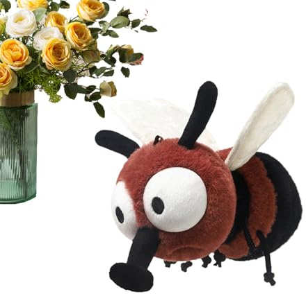 Peluche mouche - Amusante et fonctionnelle, douce et réaliste - Jouet en peluche mouche pour bibliothèque, entrée, fête, amateurs, anniversaire