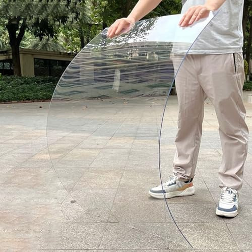 YVZYLXH Policarbonato Placas Transparente 2MM Planchas Tejados, Planchas Revestimiento de Repuesto for Techos,Cocheras,Solarios(0.6x1m/1.97x3.3ft)