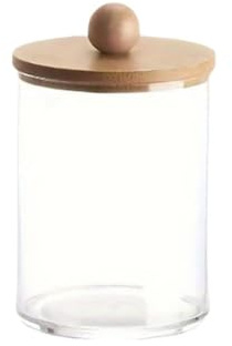 3-delad bomullspinnhållare, badrumsdispenser (1 rund form)