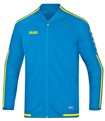 JAKO Herren Freizeitjacke Striker 2.0, JAKO blau/neongelb, S, 9819