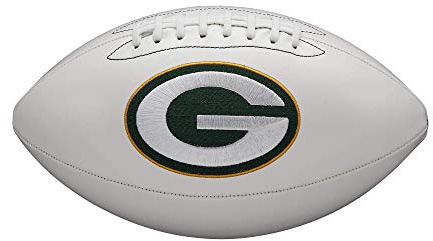 WILSON NFL Live Team Autograph Football, Green Bay Packers