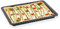 chg eckige XXL Quiche- und Kuchenform in Emaille, ca. 41,5 x 29,0 x 3,0 cm, schnittfest, umweltfreundlich, Made in Germany, SET 381-50 Schwarz Gesprenkelt