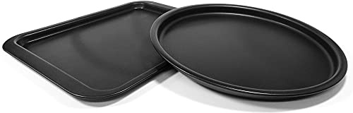 Moneta Eden Set Pizza + Teglia Bassa in Alluminio Riciclato da Lattine, 100% Made in Italy