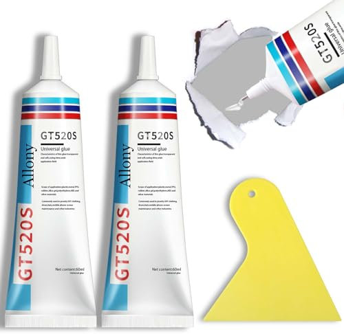 Colle Papier Peint Liquide Transparente - Adhésif Puissant Pour Réparer le Décollement, Fissures et Déformation - 60ml*2