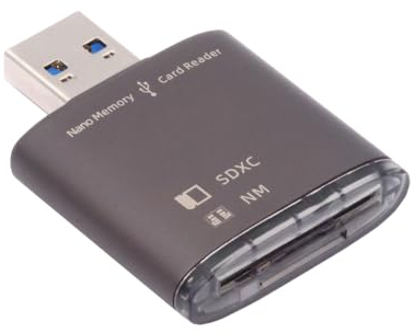 CY Karte USB 3.0 auf NM Nano-Speicherkarte und SD-Kartenleser, Schreibgerät für Mate Seial Telefon, Kamera und Laptop