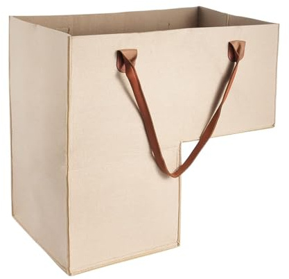 Sac de rangement pliable pour escalier - Grande capacité - Panier en feutre avec poignées - Marchepieds d'escalier - Vêtements pour la maison