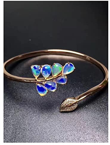 miglior Regalo Bracciale in Opale Naturale e Reale Bracciale in Opale Naturale e Reale 925 alla Moda