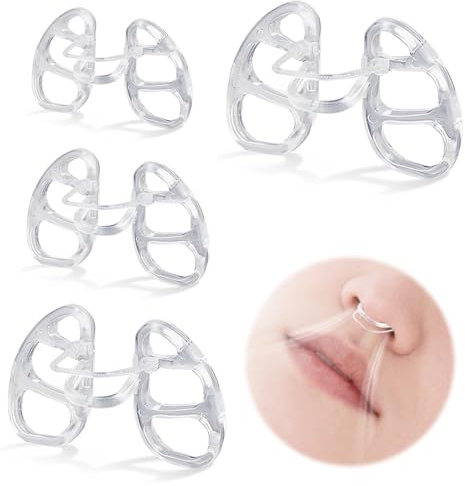 HAMKU 4 pezzi anti russamento uomo dilatatore nasale Dilatatore Nasale Antirussamento per naso Dilatatore nasale Ti Aiuta A Respirare E Dormire Meglio 4 misure