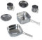 Besttoolifes Camping Crockery Set Pot,Stainless Steel Cookware Set, For Camping Hiking Picnic,Stackable Portable Outdoor Cooking Kit