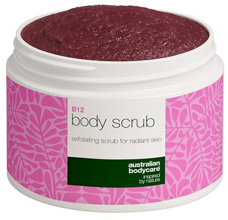 Exfoliante Corporal con Vitamina B12 para piel seca y opaca – Exfolia suavemente, hidrata y renueva con Vitamina B12 y polvo de hueso de albaricoque