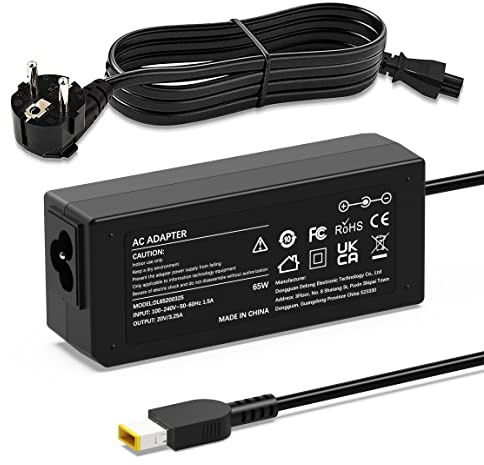 65W Laptop ladekabel Kompatibel für Lenovo Thinkpad USB Ladegerät