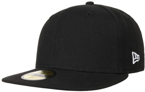 New Era 59Fifty Essential Cap Basecap Baseballcap Flat Brim Fitted (7 1/8 (56,8 cm) - schwarz)