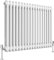 Heilmetz DoubleColumn Radiator Horizontal, 600 x 830mm Traditional Cast Iron Style 2 Column Radiators Central Heating Radiator White