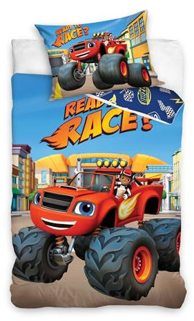 Carbotex Babysängkläder Blaze och monstermaskinerna 100 x 135 cm