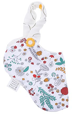 Abaodam Cotton Feeding Bib Boy Girl Drooling Bib for Newborn Saliva Wipes Comfortable Material Stitches