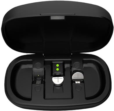 Chargeur de batterie pour appareils auditifs avec piles rechargeables pour appareils auditifs - Taille 675 - Chargeur de voyage pour appareils auditifs - 40 mAh