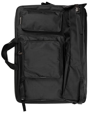 KKXXYQFC Kunst-Portfolio-Tasche, 4K-Zeichentasche, Kunststudenten, Reißverschluss, Skizzieren, Aufbewahrung, Maltasche zum Skizzieren, Malen